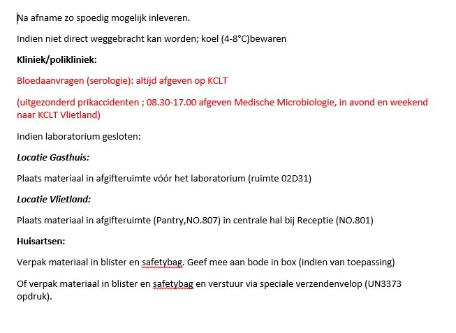 transport materialen mmi